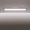 Leuchten-Direkt FLAT Ceiling Light LED black, 1-light source, Remote control