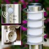 Tunes path light stainless steel, 1-light source, Motion sensor