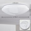 Brighton STAR Ceiling light LED white, 1-light source, Remote control, Colour changer