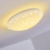 Brighton STAR Ceiling light LED white, 1-light source, Remote control, Colour changer