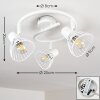 HOLBOL Ceiling Light white, 3-light sources