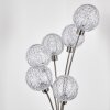 BERNADO Floor Lamp matt nickel, 6-light sources