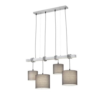 Reality PADME Pendant Light matt nickel, 4-light sources
