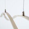 Kurikko Pendant Light LED matt nickel, 1-light source