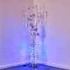 HOLAR Floor Lamp LED chrome, 6-light sources, Colour changer