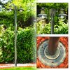 Brilliant Artu outdoor floor lamp gold, black, 2-light sources