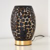 Table Lamp Saksborg black-gold, 1-light source