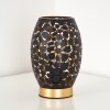 Table Lamp Saksborg black-gold, 1-light source