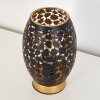 Table Lamp Saksborg black-gold, 1-light source