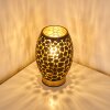 Table Lamp Saksborg black-gold, 1-light source