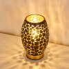 Table Lamp Saksborg black-gold, 1-light source