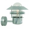 Nordlux Blokhus outdoor wall light galvanized, 1-light source, Motion sensor