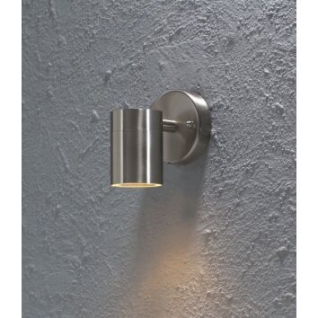 Konstsmide MODENA wall light stainless steel, 1-light source