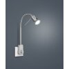 Trio-Leuchten Laon Wall Light LED matt nickel, 1-light source