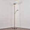 Argostoli Floor Lamp LED matt nickel, 2-light sources