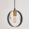 Pendant Light Leentje black-gold, 1-light source