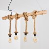 ETOWAH Pendant Light brown, black, 4-light sources