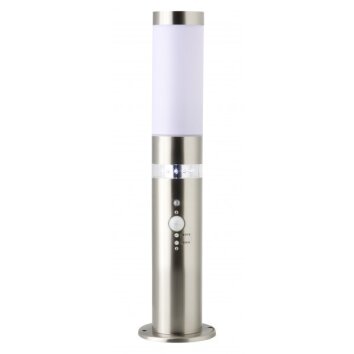 Brilliant BOLE Outdoor Bollard Light stainless steel, 1-light source, Motion sensor