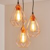 ZEUTA Pendant Light black, 3-light sources