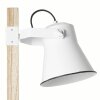 Brilliant Plow Table lamp Light wood, white, 1-light source