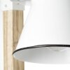Brilliant Plow Table lamp Light wood, white, 1-light source