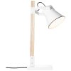 Brilliant Plow Table lamp Light wood, white, 1-light source