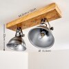 Svanfolk Ceiling Light Light wood, 2-light sources