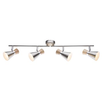 Globo ceiling spotlight matt nickel, 4-light sources