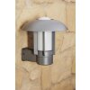 Konstsmide HEIMDAL outdoor wall light stainless steel, silver, 1-light source