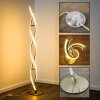 Paul Neuhaus POLINA floor lamp LED stainless steel, 2-light sources
