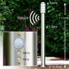 Tunes path light stainless steel, 1-light source, Motion sensor