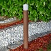 BUHRKALL path light rust-coloured, 1-light source