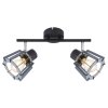 Globo MAHA Spotlight black, 2-light sources
