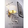 Trio 2711 wall light LED chrome, matt nickel, 2-light sources