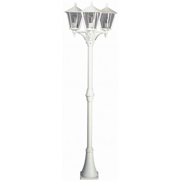 Albert 2046 lamppost light white, 3-light sources