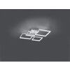 Trio SORRENTO Ceiling Light LED aluminium, 1-light source