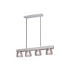 Pendant Light Reality KARINA grey, 4-light sources