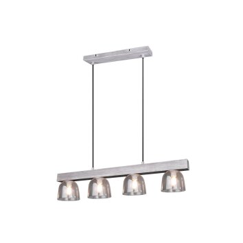 Pendant Light Reality KARINA grey, 4-light sources