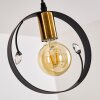 Pendant Light Leentje gold, black, 3-light sources