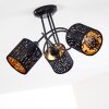 Liared Ceiling light black, 3-light sources