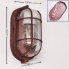 Catawba Wall Light rust-coloured, 1-light source