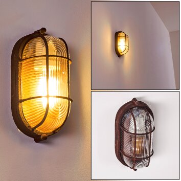 Catawba Wall Light rust-coloured, 1-light source