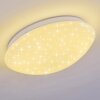 Brighton STAR Ceiling light LED white, 1-light source, Remote control, Colour changer