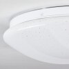 Brighton STAR Ceiling light LED white, 1-light source, Remote control, Colour changer
