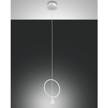 Fabas Luce SIRIO Pendant Light LED white, 1-light source