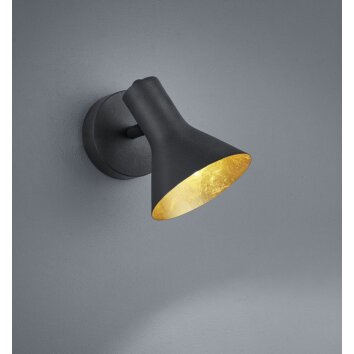 Reality NINA spotlight black, 1-light source