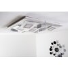 Bopp FRAME ceiling light LED aluminium, 9-light sources