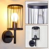 TORSA outdoor wall light black, 1-light source