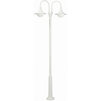 Albert 2047 lamppost light white, 2-light sources