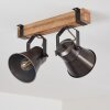 OKSBOL Ceiling Light Light wood, 2-light sources